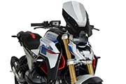 Touring windshield for BMW R1300R