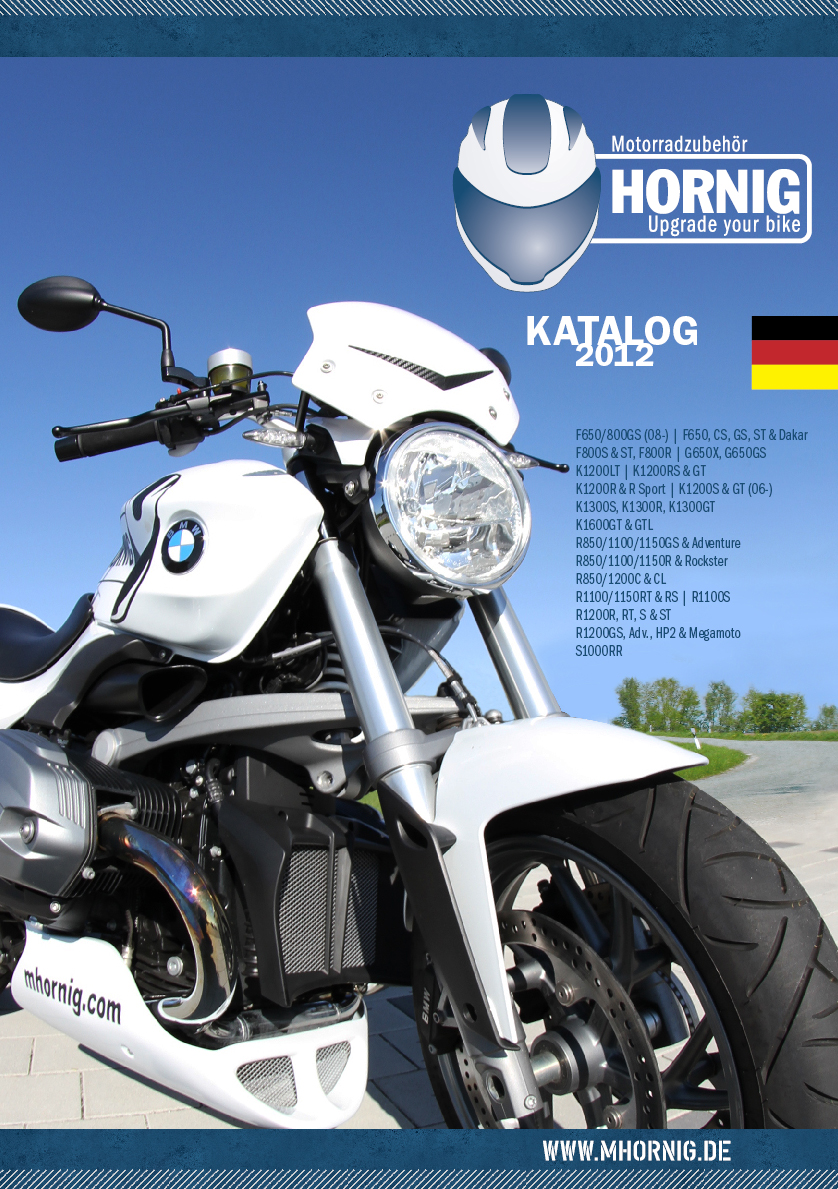 BMW Motorcycle Accessory Catalogue 2012 by Hornig download or preorder for free! | Motorcycle